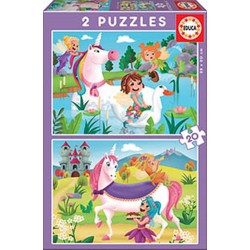 *EDUCA-2X20 LICORNES ET FÉES