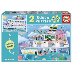 EDUCA-2X100 BINNEN/BUITEN BOOT