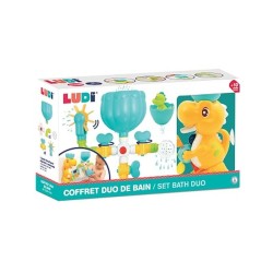 LUDI-COFFRET DE BAIN DINO