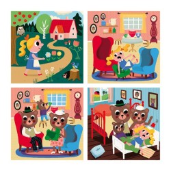 VILAC-4 PUZZLES BOUCLE D'OR...