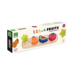 VILAC-PUZZLE 1-2-3-4 FRUITS...