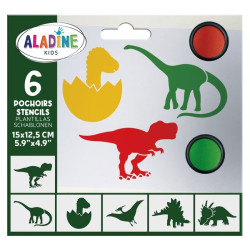 *ALADINE-POCHOIRS DINOS