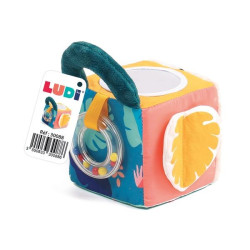 LUDI-CUBE TISSUS FEUILLE