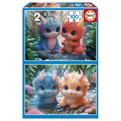 EDUCA-2x100 MIGNONS MONSTERS