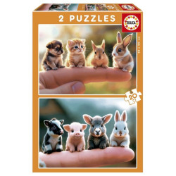 EDUCA-2X20 BABY ANIMALS