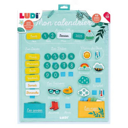 LUDI-CALENDRIER TURQUOISE