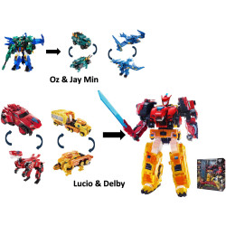 DINOSTER-MEGA ROBOT 6EN1...