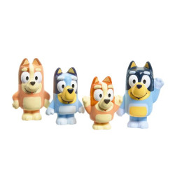 TOMY-4 GICLEURS FAMILLE BLUEY