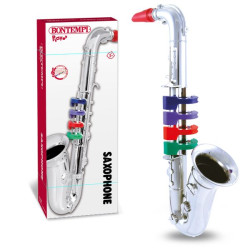 BONTEMPI-ZILVEREN SAXOFOON...