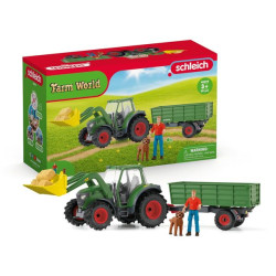 SCHLEICH-TRACTEUR AVEC...