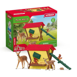 SCHLEICH-CABANE DES ANIMAUX...