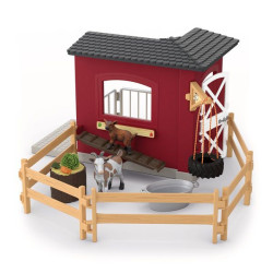 SCHLEICH-ÉTABLE POUR CHÈVRES