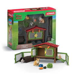 SCHLEICH-CLAPIER À LAPINS